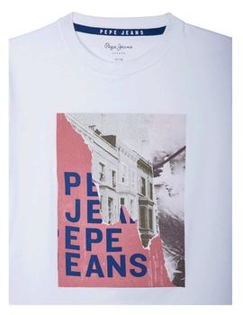 Camiseta Cooper blanco Pepe Jeans