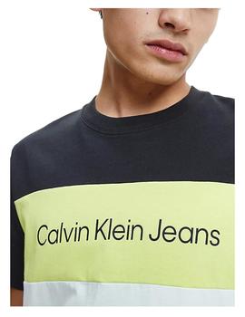 Camiseta colorblock Calvin Klein