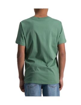 Camiseta crewneck verde Champion
