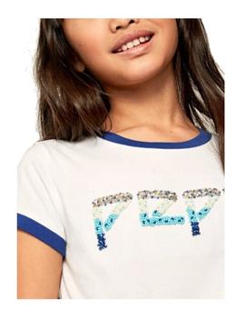 Camiseta logo lentejuelas Magnolia Pepe Jeans