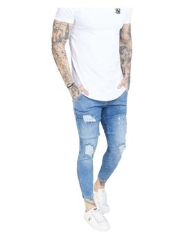Pantalón vaquero distressed skinny Sik Silk