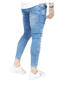 Pantalón vaquero distressed skinny Sik Silk