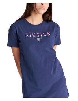 Vestido Fade Logo T-shirt Sik Silk
