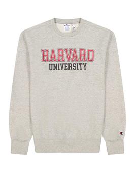 Sudadera crewneck Harvard gris Champion