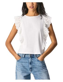 Camiseta Brunella blanca Pepe Jeans