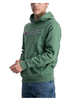 Sudadera verde logo Champion