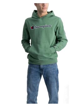 Sudadera verde logo Champion