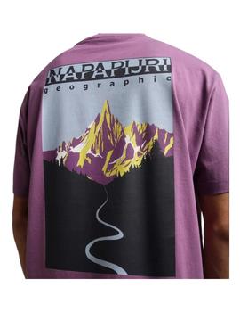 Camiseta s-Quintino violet chinese Napapijri