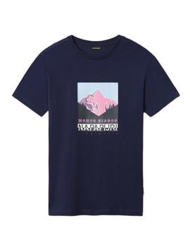 Camiseta S-Quintino Medieval Blue Napapijri