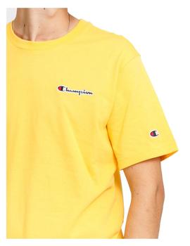 Camiseta crewneck amarilla Champion