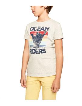 Camiseta saludo surfero Achille Pepe Jeans