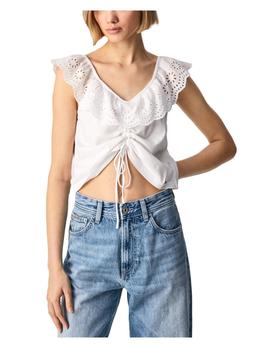 Top cuello volante Buffi Pepe Jeans