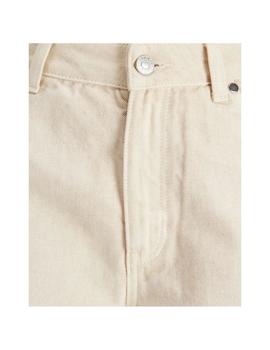 Pantalón Mom Hw Jeans Beige JJXX