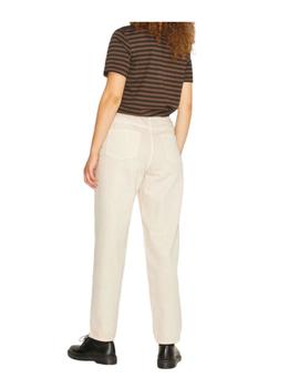 Pantalón Mom Hw Jeans Beige JJXX