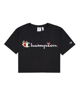 Camiseta crewneck croptop Champion