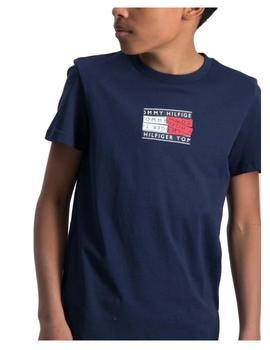 Camiseta navy tape graphic Tommy Hilfiger