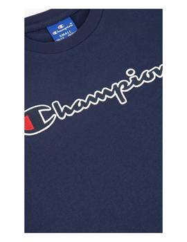 Camiseta Crewneck azul marino Champion