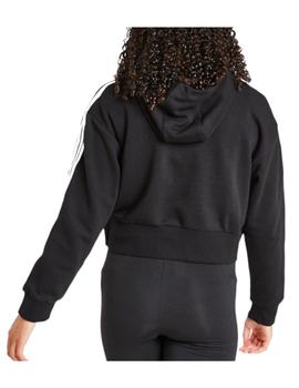 Sudadera Cropped Negra Adidas