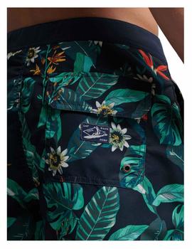 Bañador vintage hawaiian Superdry