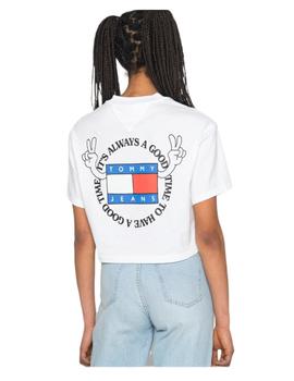 Camiseta ovrszd crop philosotees Tommy Jeans