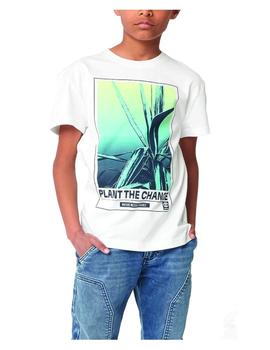 Camiseta tropical blanca Timberland