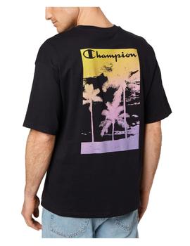Camiseta crewneck negra Champion