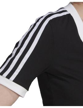 Camiseta cropped black tee Adidas