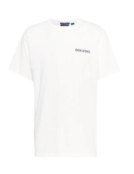 Camiseta blanca con logo Dockers
