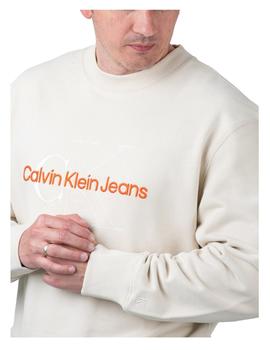 Sudadera two tone monogram Calvin Klein