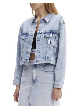 Chaqueta denim cropped oversized Calvin Klein