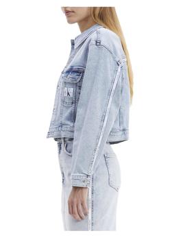 Chaqueta denim cropped oversized Calvin Klein