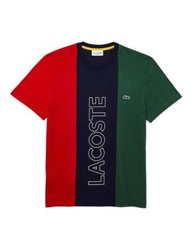 Camiseta color block Lacoste