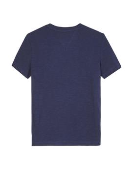 Camiseta Essential azul logo Tommy Hilfiger