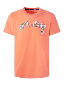Camiseta Alessio Naranja Pepe Jeans