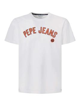 Camiseta Alessio blanca Pepe Jeans