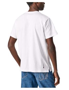 Camiseta Adelard blanca Pepe Jeans