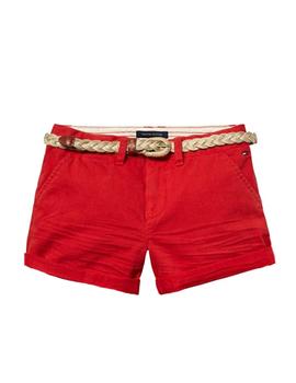 Short rojo Tommy Hilfiger