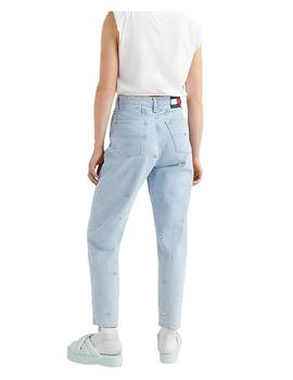 Pantalón vaquero mom jean uhr Tommy Jeans