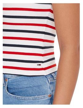 Top tjw stripe tube Tommy Jeans