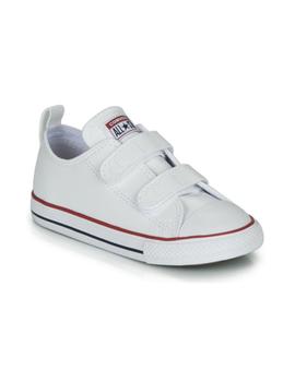 All Star Velcro Piel Blanca Converse