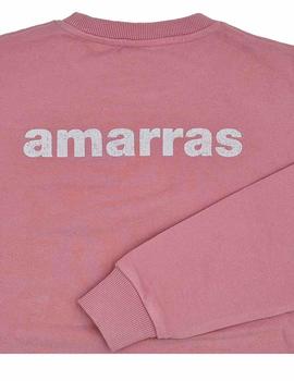 Sudadera Gullfoss junior rosa Amarras