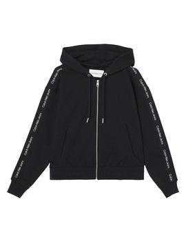 Sudadera logo tape zip Calvin Klein