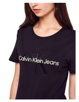 Camiseta glossy monogram slim Calvin Klein