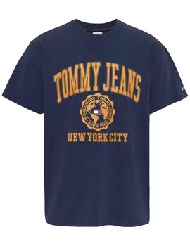Camiseta College Logo Tee Tommy Jeans