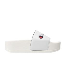 Chanclas plataforma slide nova blanca Champion