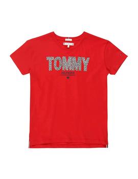 Camiseta logo floral Tommy Hilfiger