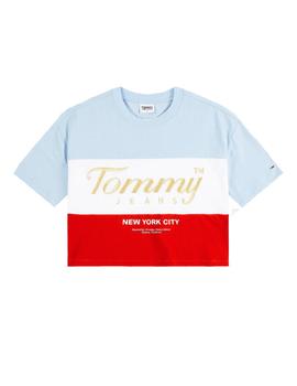 Camiseta Crop Tommy Jeans