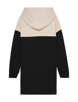 Vestido Colour Block Hoodie Drees Calvin Klein