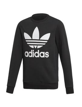 Sudadera Trefoil Crew Negra Adidas