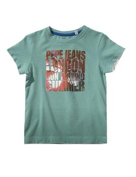 Camiseta verde Taku Pepe Jeans